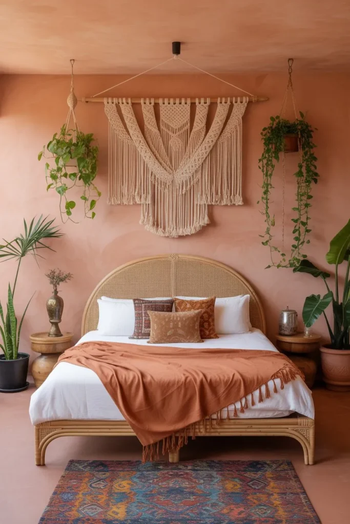 Bohemian Terracotta and Macramé Hub
