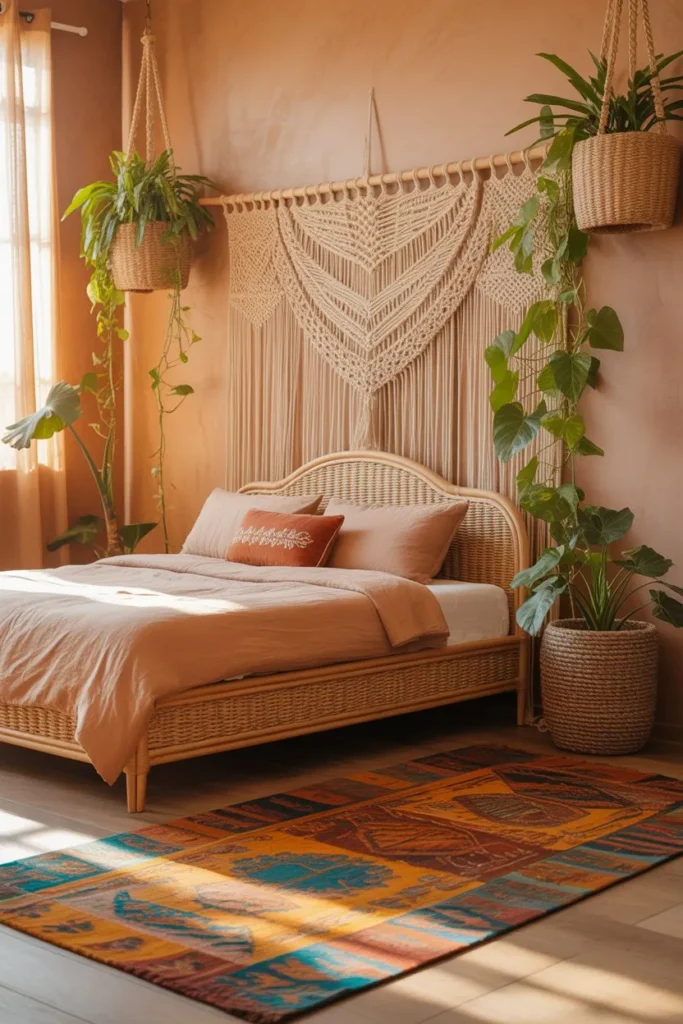 Bohemian Terracotta and Macramé Hub