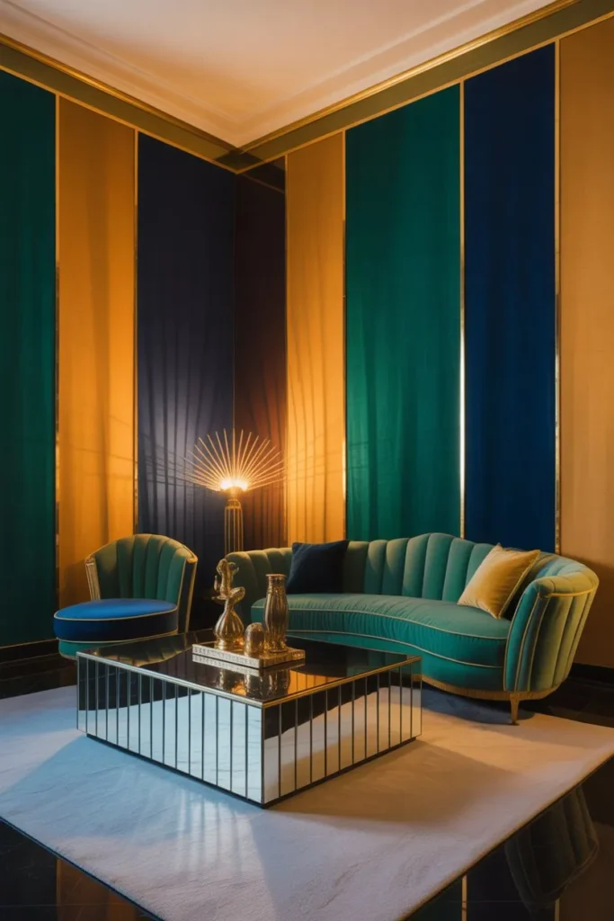 Bold Color Blocking for Visual Impact