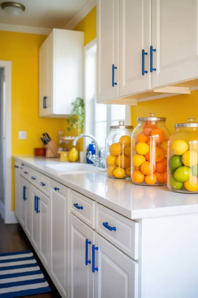 21 Narrow Kitchen Ideas to Maximize Every Inch Smartly Bright Yellow Sunshine Station