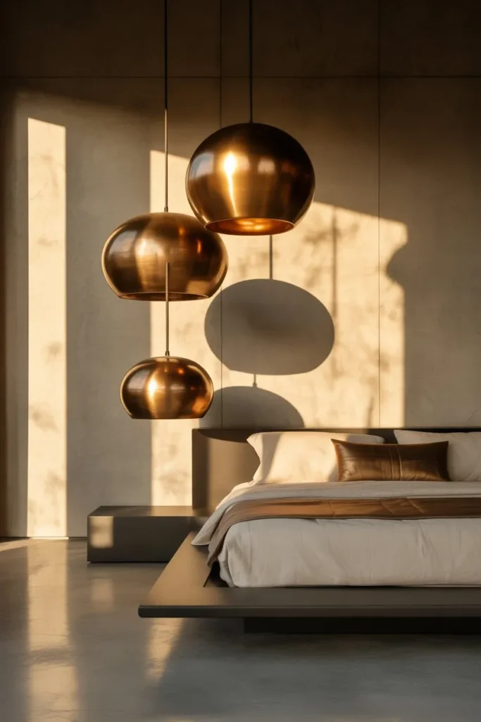 Bronze Lighting Fixtures as Focal Points