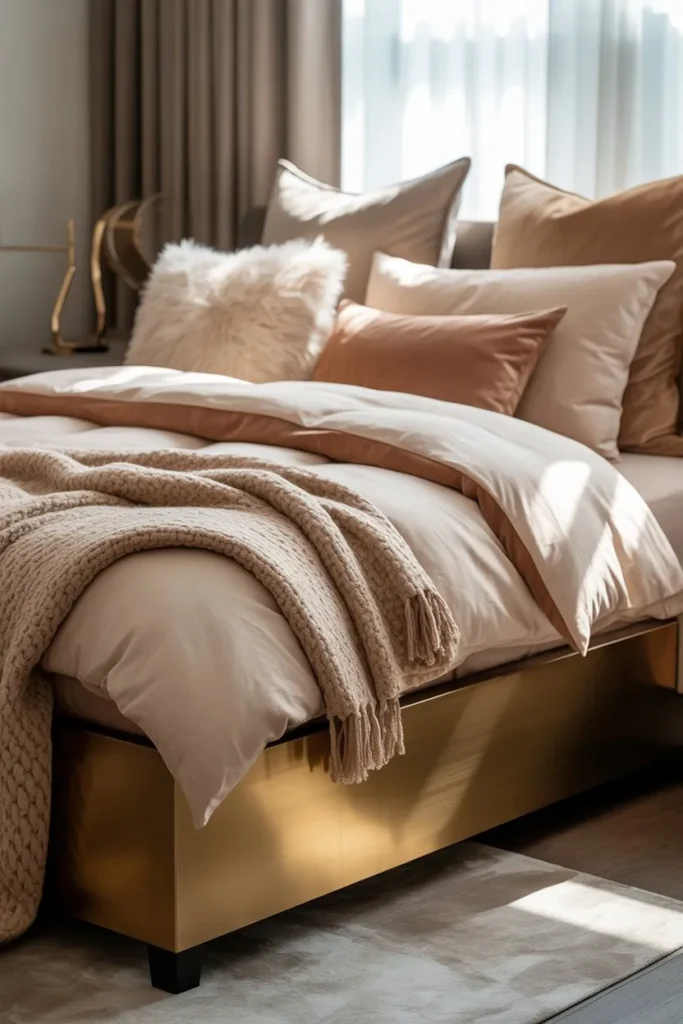 Bronze with Soft Textiles for Comfort Balance