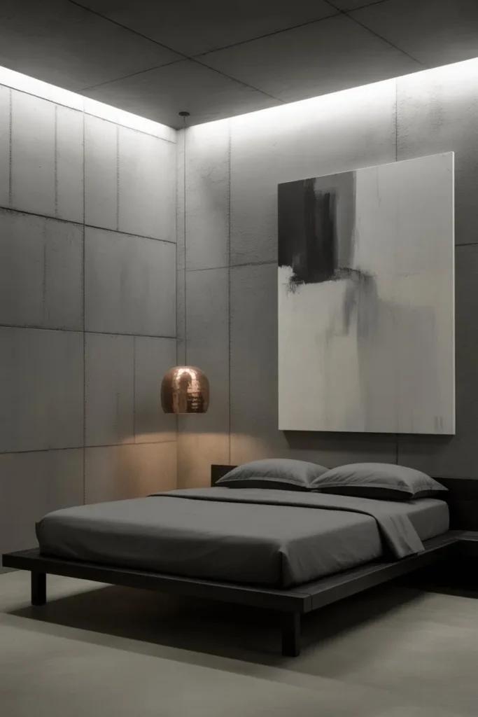 Brutalist Concrete and White Monolith