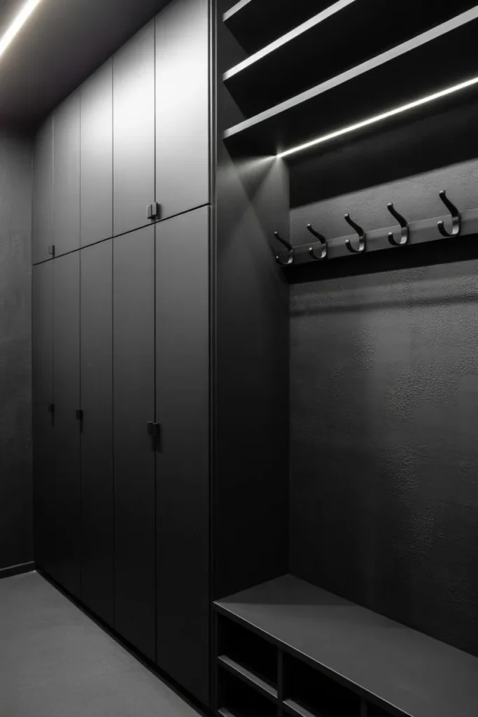 Brutalist Matte Black Monolith