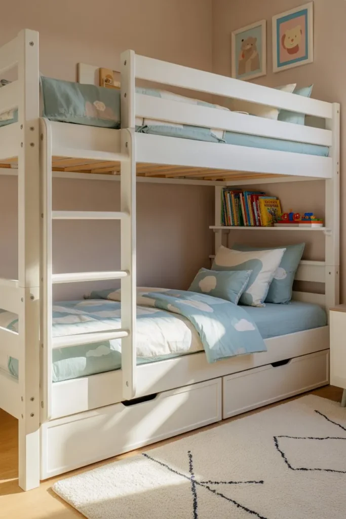 Bunk Bed with Storage Drawers
