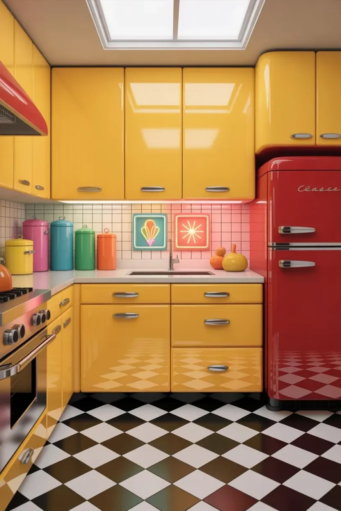 Butter Yellow Retro Pop Art