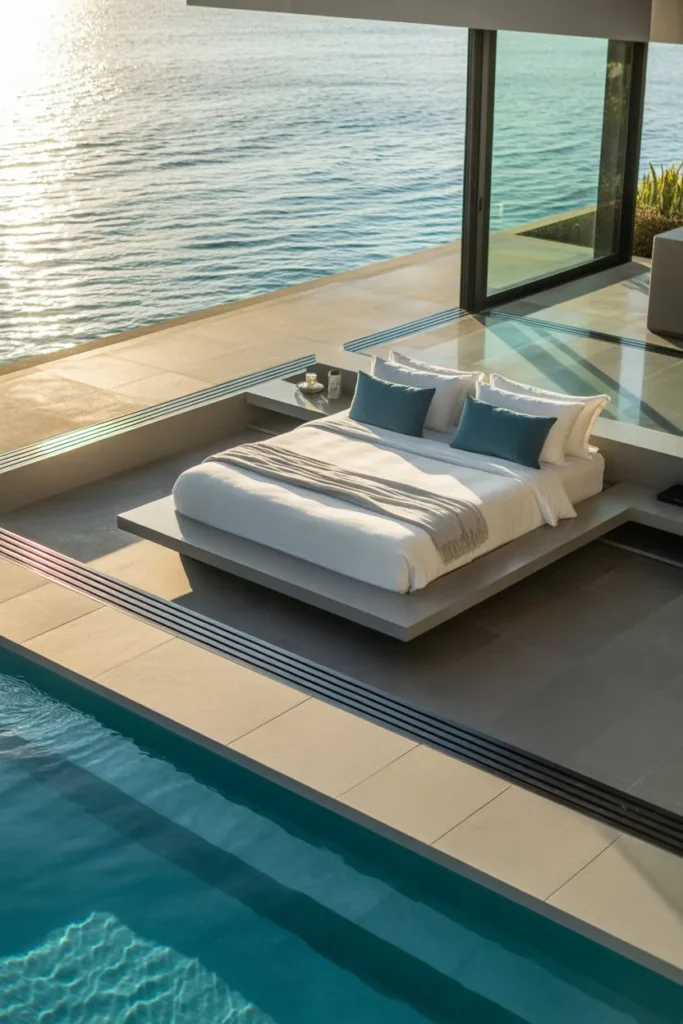 27 Summer Bedroom Ideas for a Fresh Breezy Vibe California Cool Sunken Deck Suite