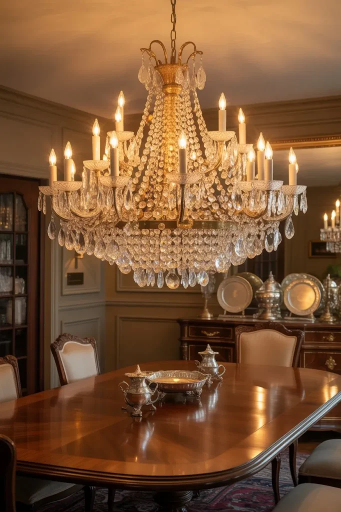 Classic Chandelier as a Statement Feature