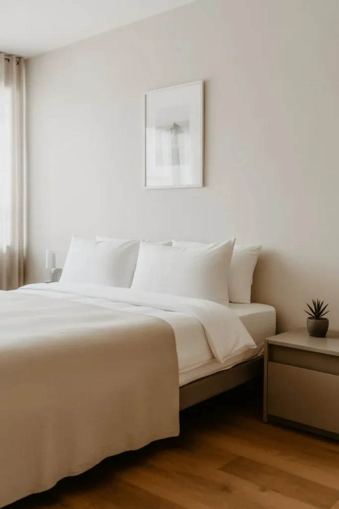 Clean Wall Design with Minimal Decor Focus