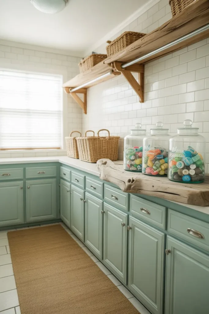 Coastal Driftwood and Seafoam Escape