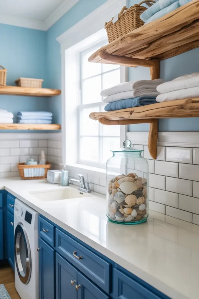 Coastal Navy and Driftwood Suite