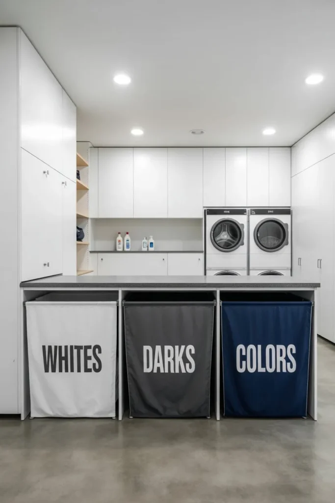Color-Coded Laundry Sorting System
