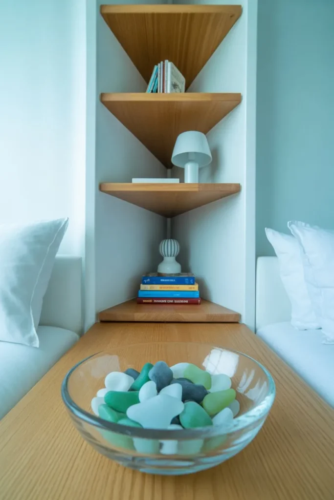 Corner Shelving for Underutilized Nooks