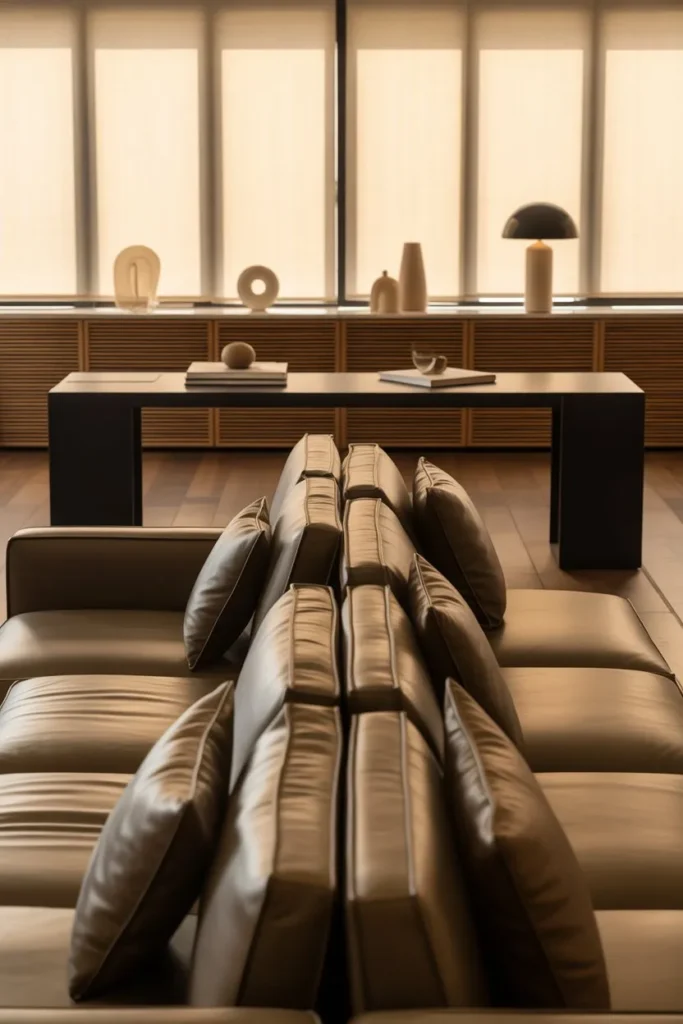 Couch with Back-to-Back Furniture Layering