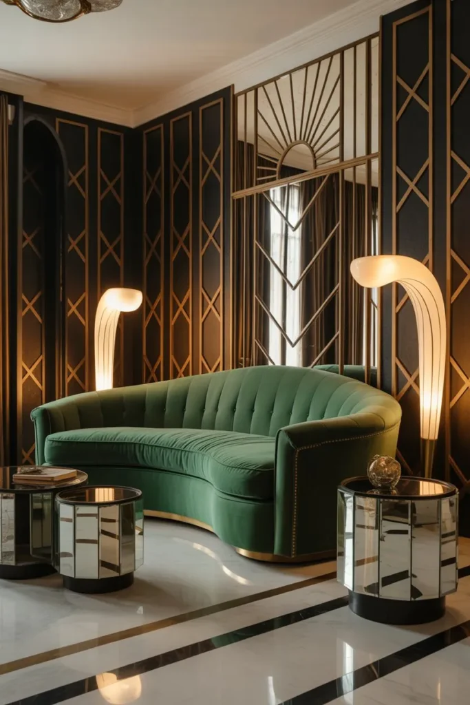 Curved Furniture for Soft Geometric Contrast