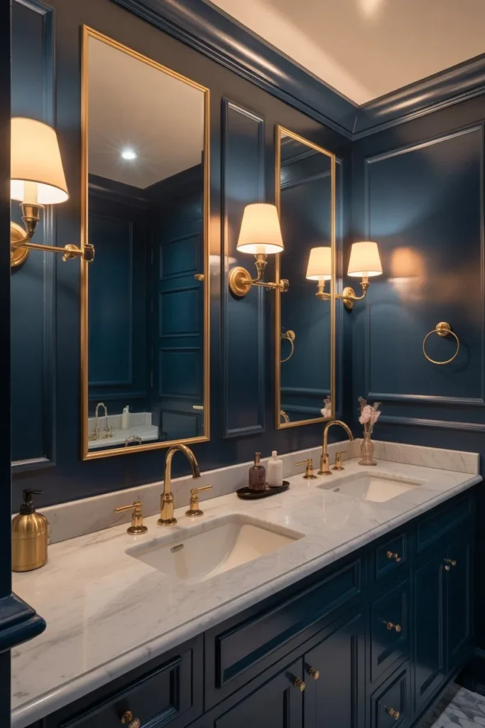 Deep Navy for Elegant Contrast