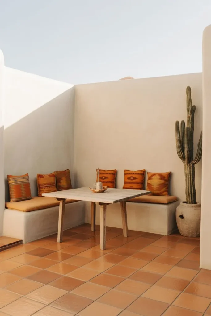 Desert Modern Adobe and Terracotta Room