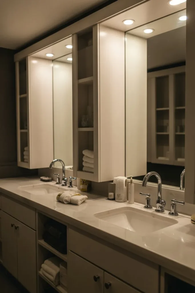 Double Vanity for Shared Functionality