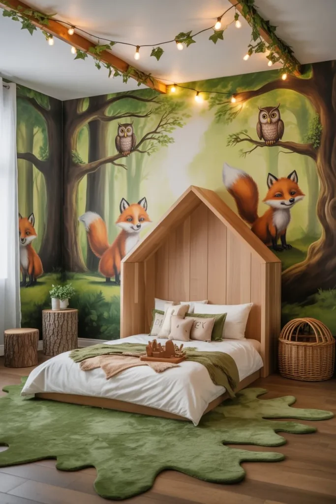13 Kids Room Decor Ideas for a Fun Stylish Space Enchanted Forest Woodland Mural