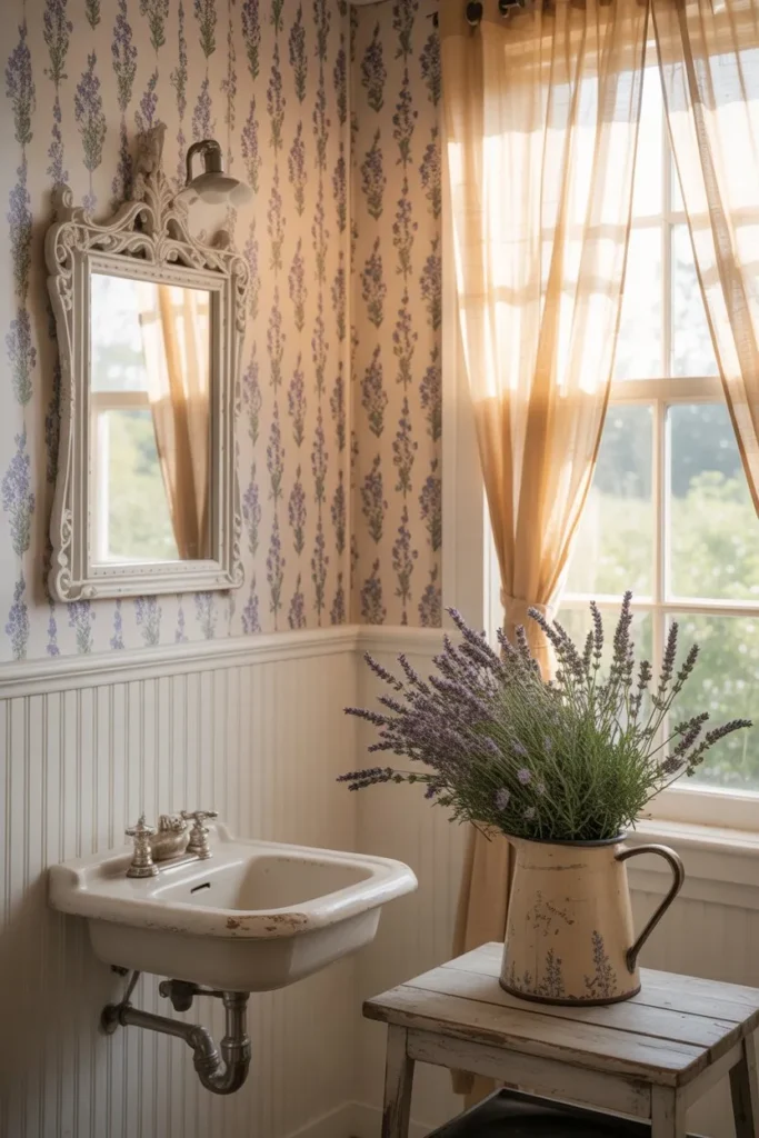 English Countryside Lavender Cottage