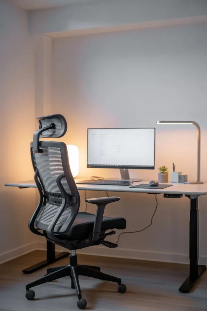 Ergonomic Study Setup for Long Hours