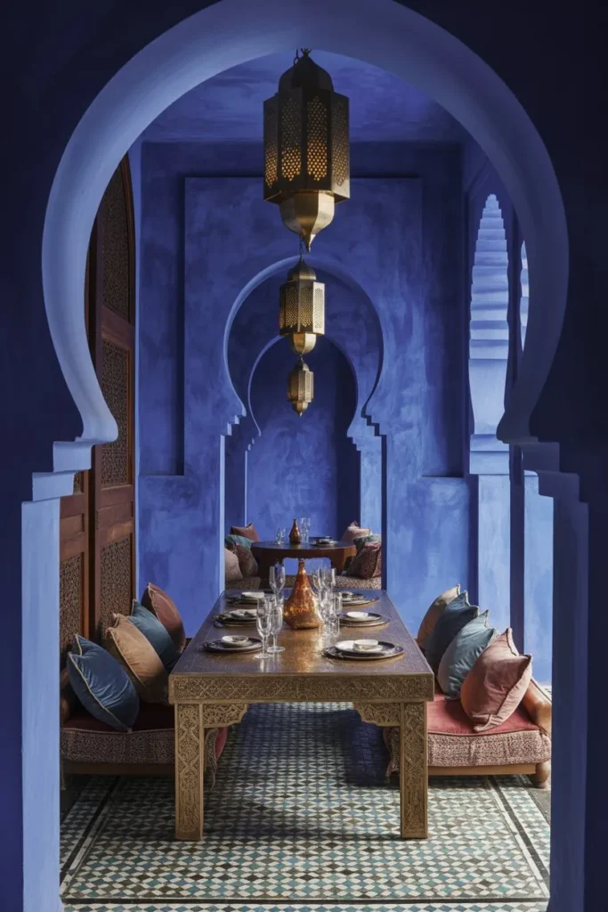 Exotic Moroccan Indigo Riad