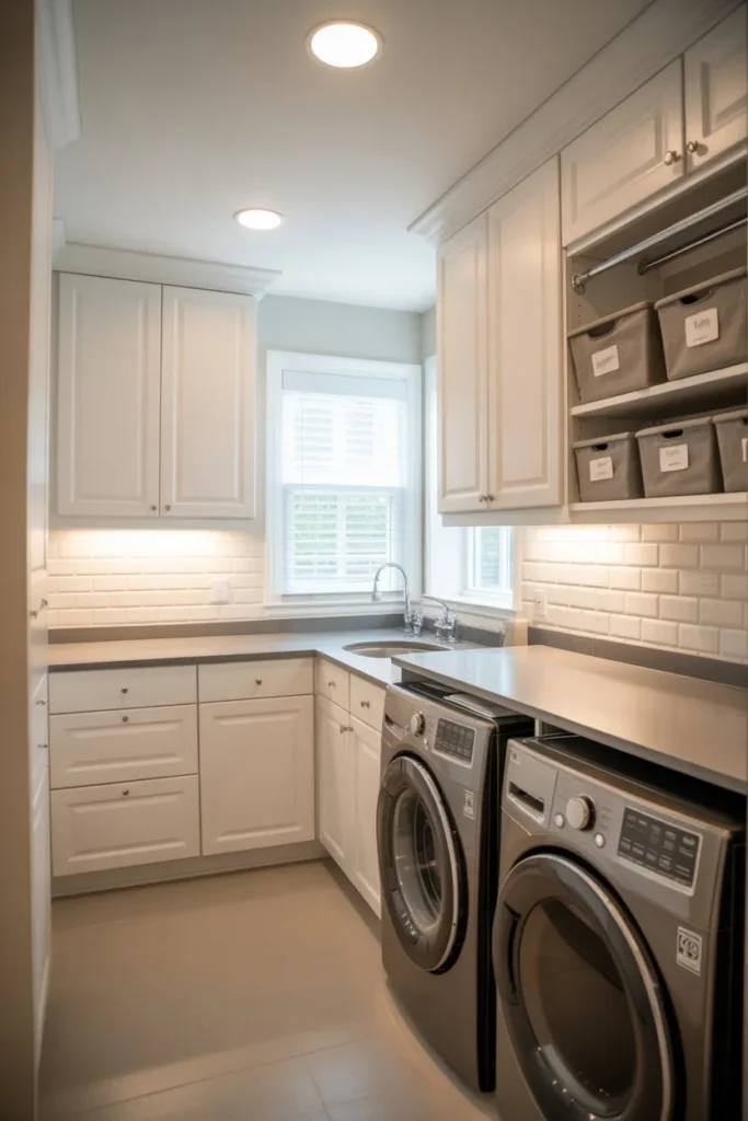 Fully Optimized Laundry Room Layout