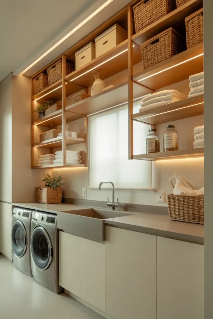 Fully Optimized Laundry Shelving Layout