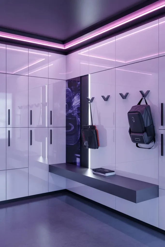 Futuristic Neon Violet Gallery
