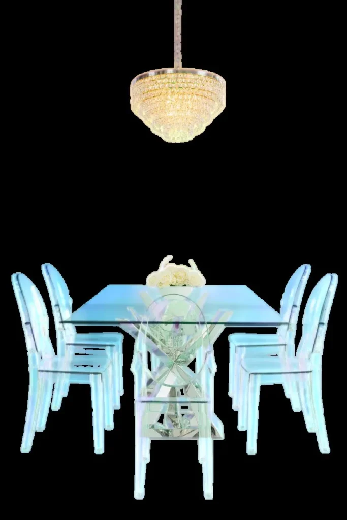 Glass Dining Table for Airy Elegance
