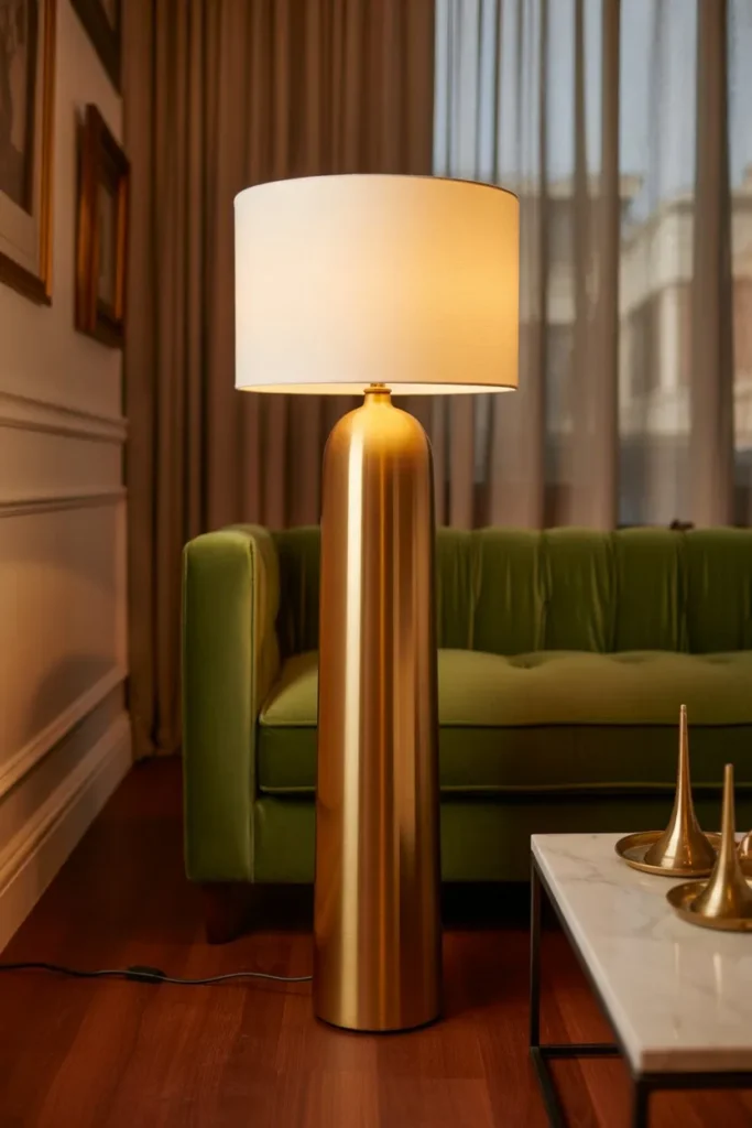 Gold Accent Floor Lamp