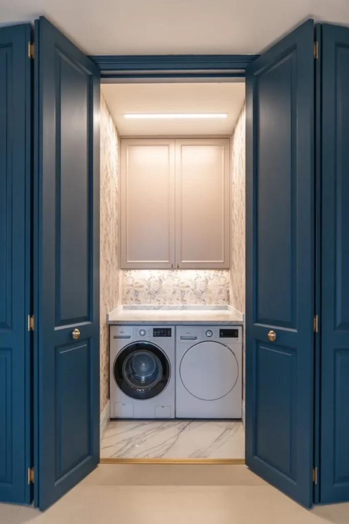 Hidden Closet Folding Nook