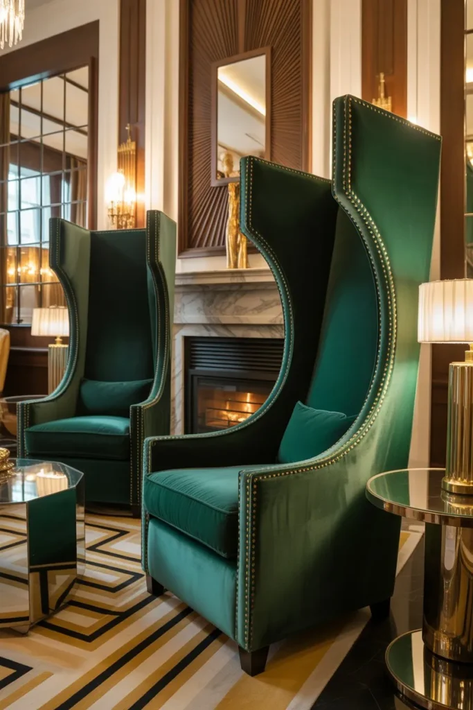 High-Back Seating for Dramatic Presence