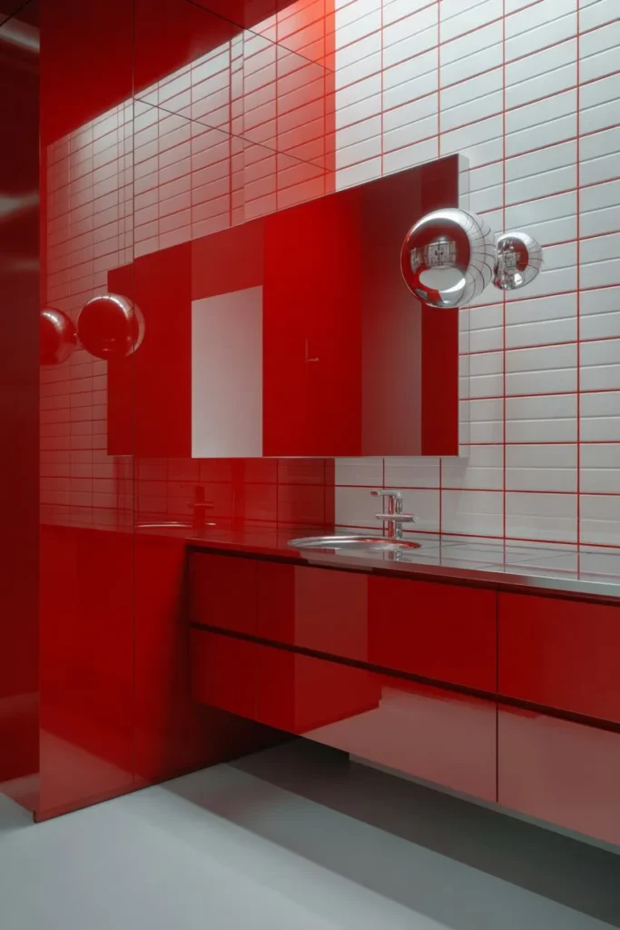 High-Gloss Atomic Red Station