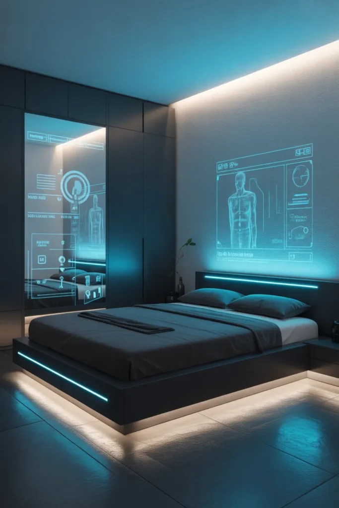 High-Tech Smart Bedroom Hub