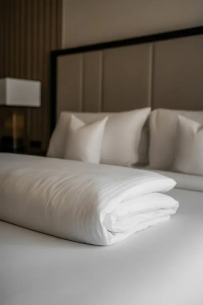 Hotel Fold Duvet Styling Technique