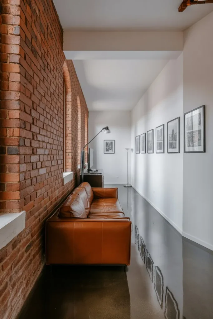 Industrial Brick and Gallery Walkway