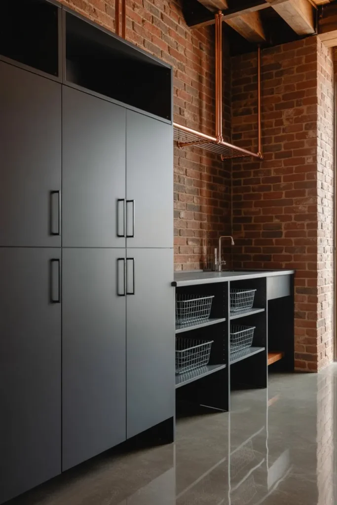 Industrial Charcoal and Steel Storage