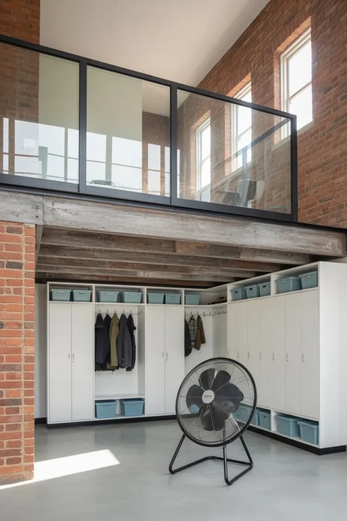 Industrial Loft Glass Floor Bridge