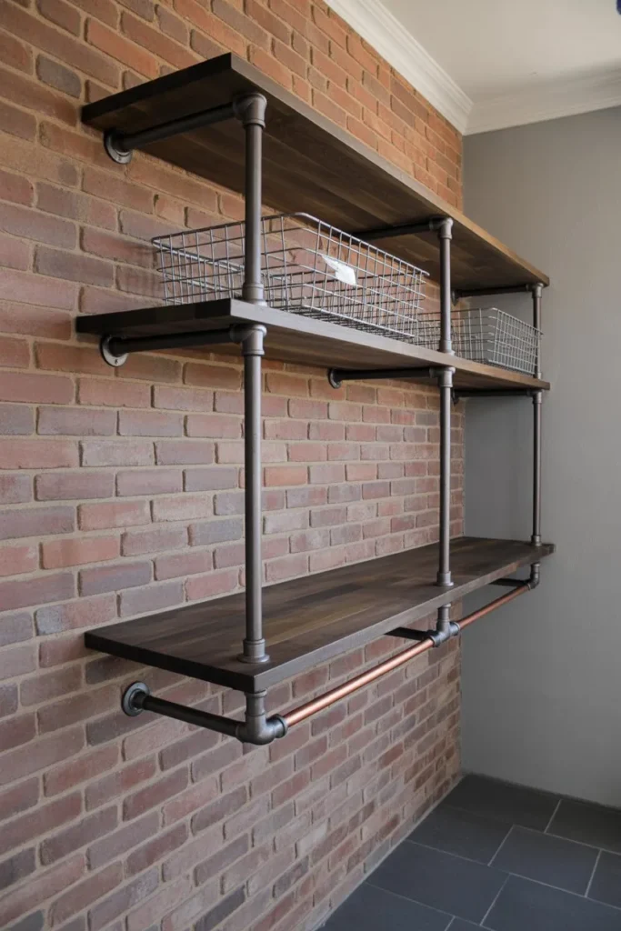 Industrial Pipe and Reclaimed Wood Rails