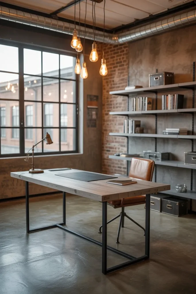 Industrial Style Study Room