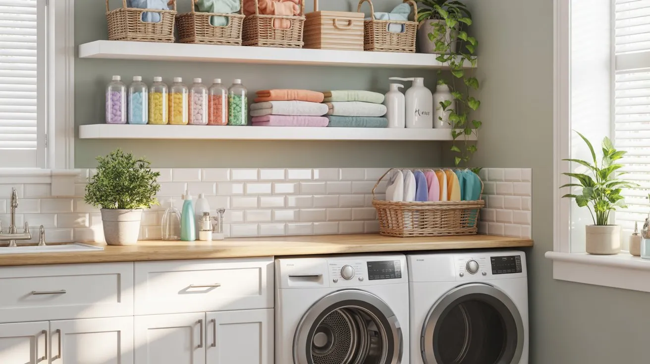Laundry Room Shelving Ideas