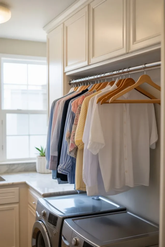 Laundry Room with Dedicated Hanging Area Layout