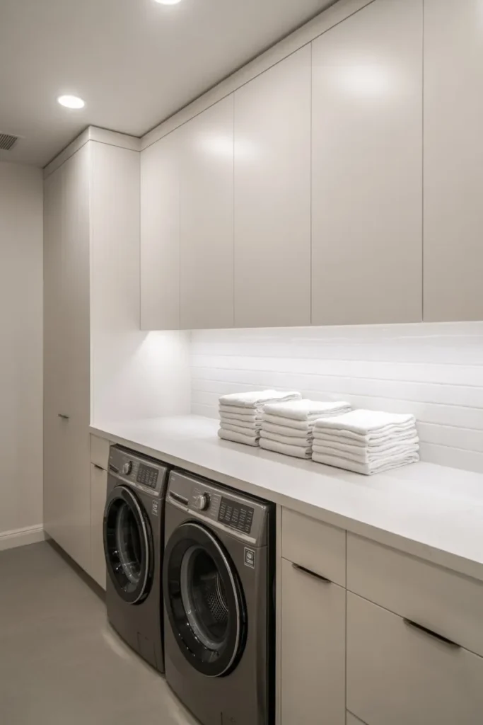Laundry Room with Under-Counter Appliances