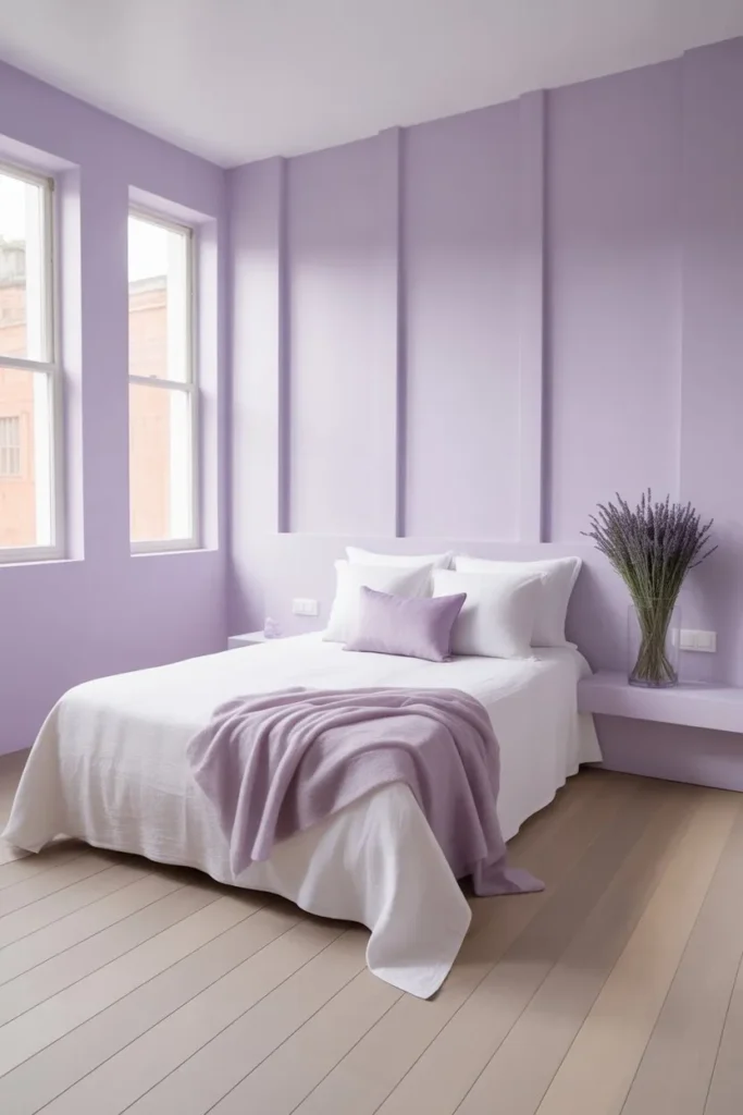 13 Purple Bedroom Ideas for a Cozy Stylish Retreat Lavender Fields Minimalist Sanctuary