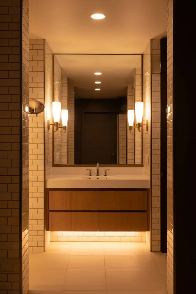 Layered Lighting to Break the Tunnel Effect