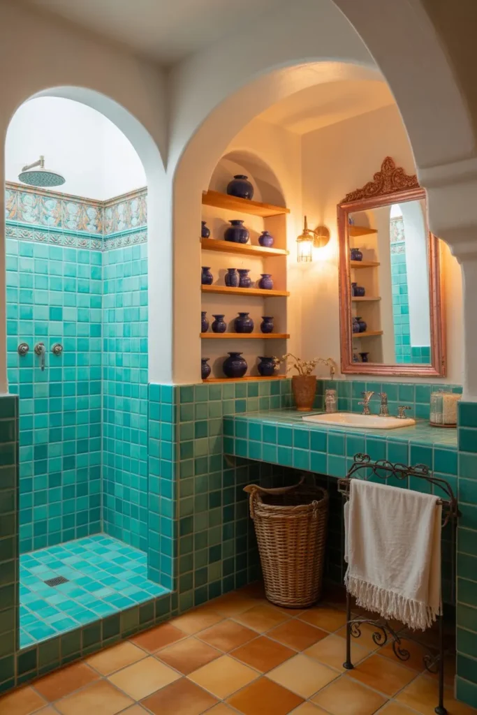 Mediterranean Terracotta and Teal Haven