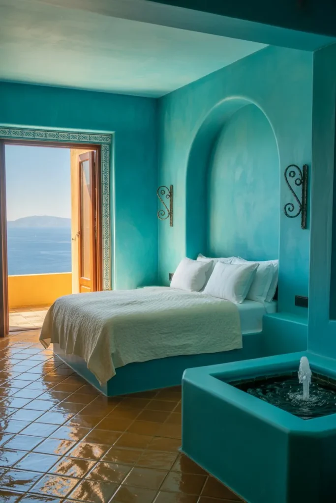 Mediterranean Terracotta and Teal Haven