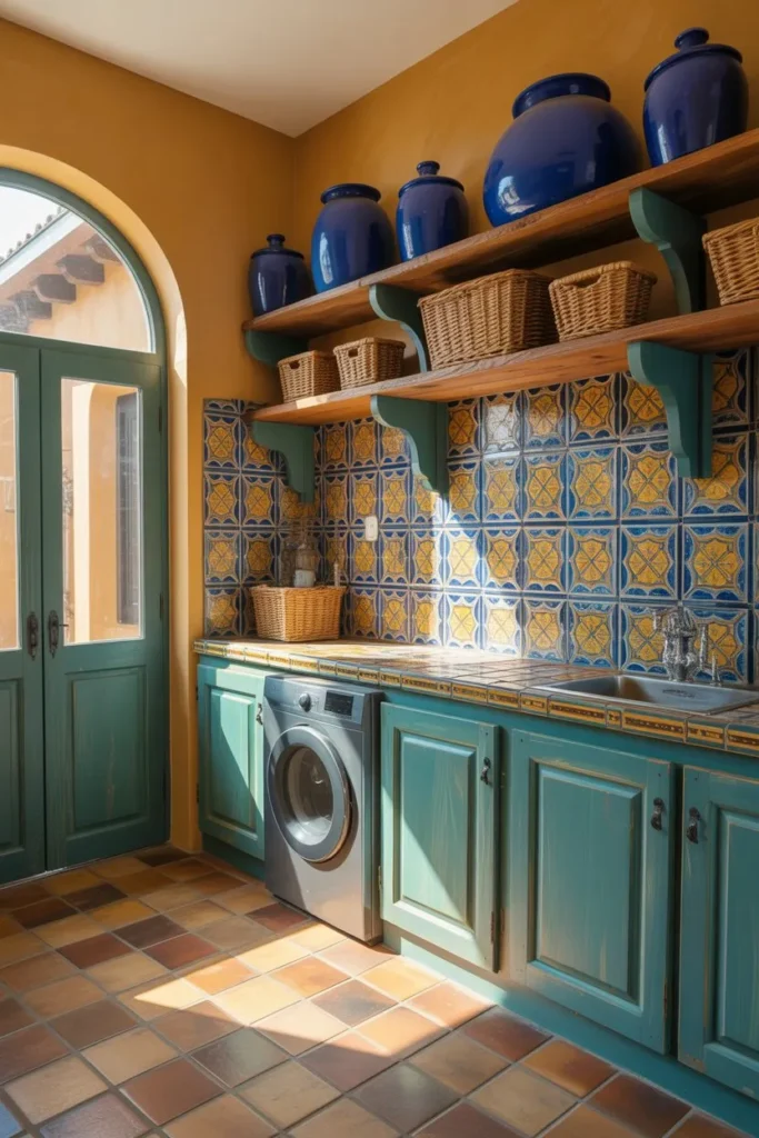 Mediterranean Terracotta and Teal Haven