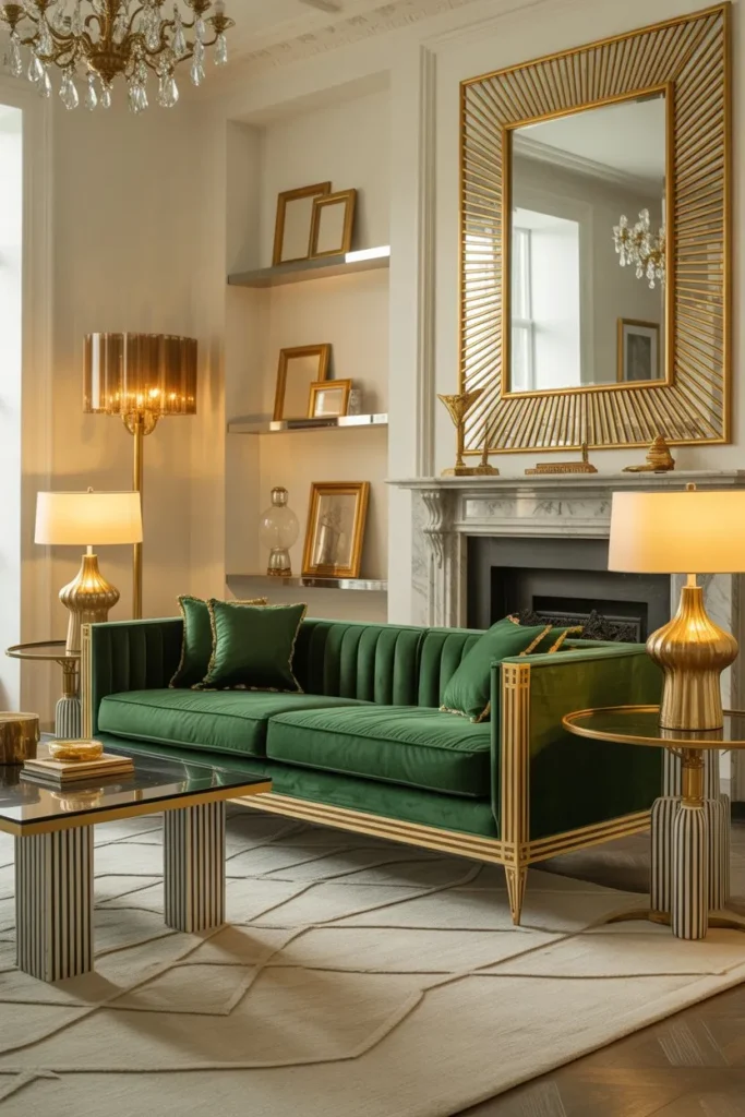 Metallic Layering for Depth and Shine